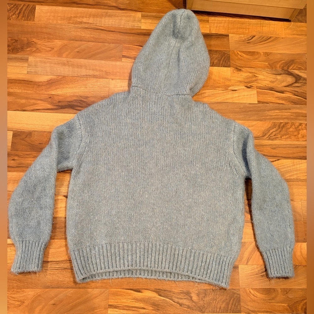 Zara Soft Gray Cowl Neck Sweater - Picture 5 of 7
